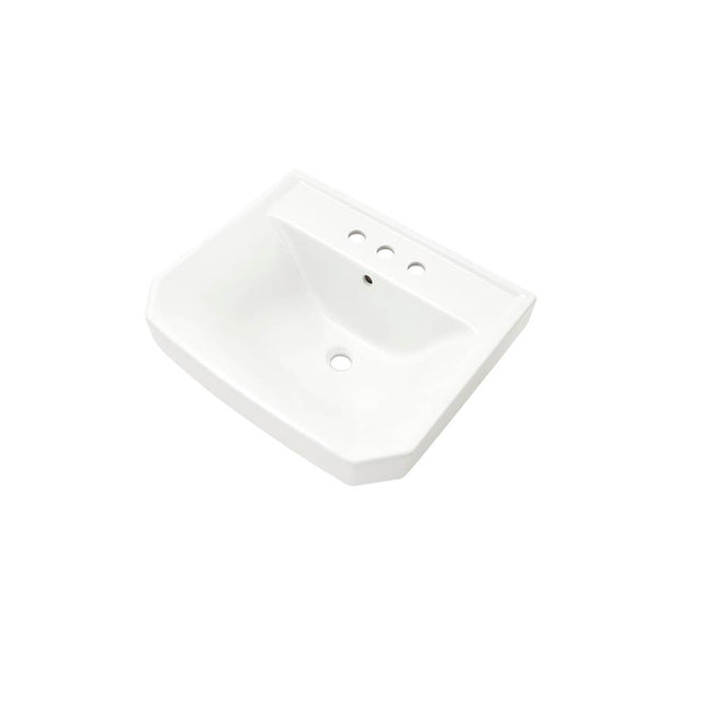 Gerber Plumbing - Viper Petite Ped Top 21.88''x18.5'' 4''CC White - White