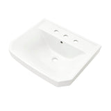 Gerber Plumbing - Viper Standard Ped Top 24''x20'' 8''CC White - White