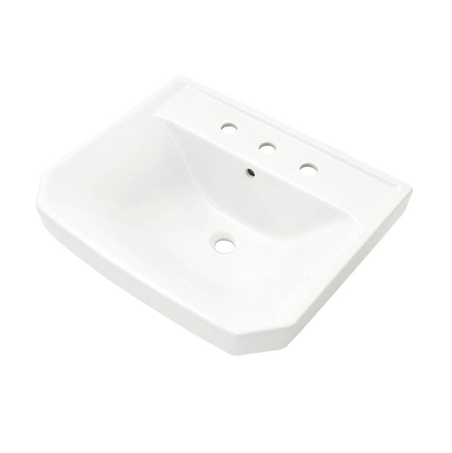 Gerber Plumbing - Viper Standard Ped Top 24''x20'' 8''CC White - White