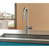 Parma Cafe Pull-Down Kitchen Faucet w/ SnapBack Retraction 1.75gpm Chrome