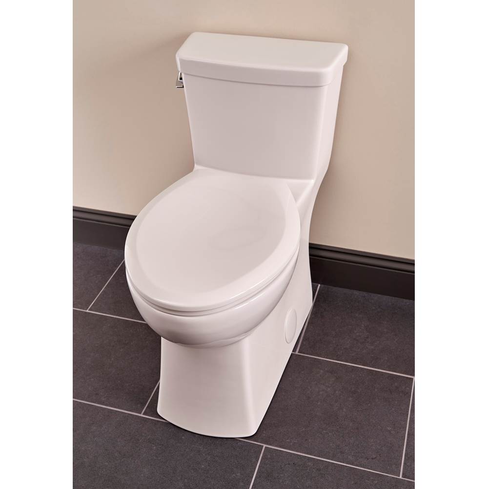 Burr Ridge 1.28gpf ADA EL 1pc CT Toilet 12'' Rough-In White