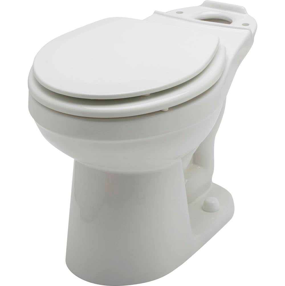 Gerber Plumbing - Maxwell 1.28/1.6gpf Round Front Bowl White - White
