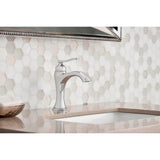 Draper 1H Lavatory Faucet Single Hole Mount w/ Metal Pop-Up Drain 1.2gpm Chrome