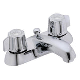 Gerber Classics 2H Centerset Lavatory Faucet w/ Metal Fluted Handles & Metal Pop-Up Drain 1.2gpm Chrome