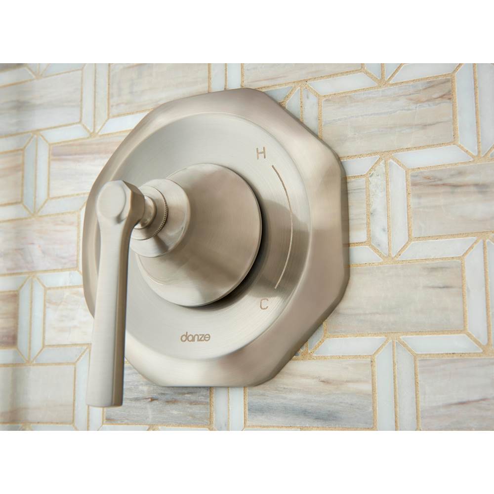 Draper 1H Trim Kit for for Diverter Valves Brushed Nickel