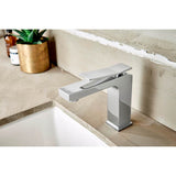 Avian 1H Lavatory Faucet Single Hole Mount w/ Metal Touch Down Drain 1.2gpm Chrome