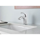 Antioch 1H Lavatory Faucet Single Hole Mount w/ 50/50 Touch Down Drain 1.2gpm Chrome