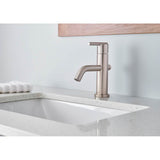 Parma 1H Lavatory Faucet w/ Metal Touch Down Drain & Optional Deck Plate Included 1.2gpm Brushed Bronze