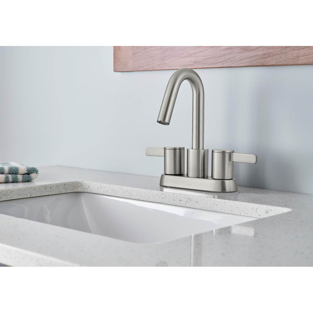 Amalfi 2H Centerset Lavatory Faucet w/ 50/50 Touch Down Drain 1.2gpm Chrome