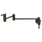Gerber Plumbing - Parma Wall Mount Pot Filler 2.2gpm Satin Black - Satin Black