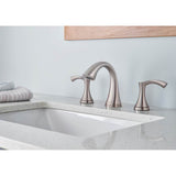 Antioch 2H Widespread Lavatory Faucet w/ Metal Touch Down Drain 1.2gpm Chrome