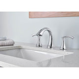 Antioch 2H Widespread Lavatory Faucet w/ Metal Touch Down Drain 1.2gpm Chrome