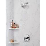 Parma 1H Tub & Shower Trim Kit & Treysta Cartridge w/ Diverter on Valve & 5 Function Showerhead 1.75gpm Chrome