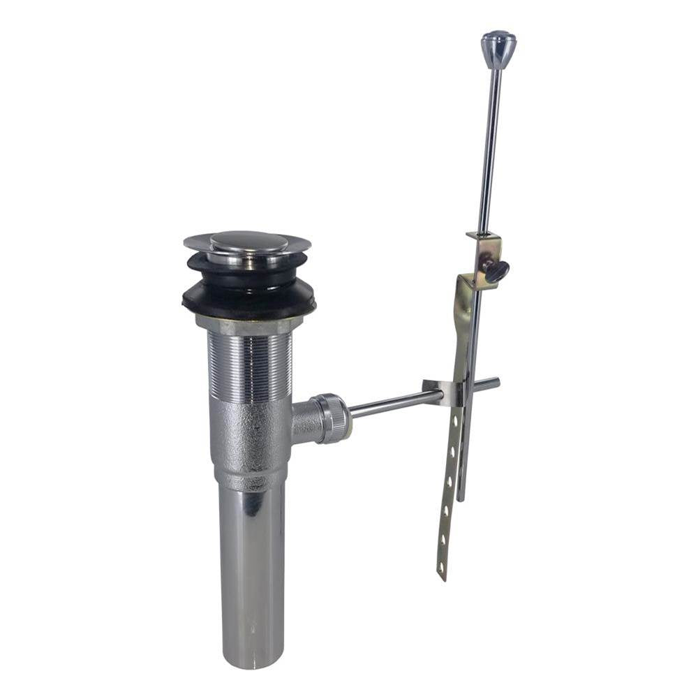 Metal Pop-Up Lavatory Drain Assembly Chrome