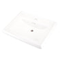 Gerber Plumbing - Logan Square Standard Ped Lav 27.38''x21.25'' Single Hole White - White