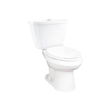 Viper 0.9/1.1gpf Dual Flush RF 12'' RI Combo: GWS21551 Bowl w/ GDF28528 Tank White