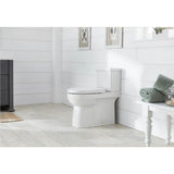 Wicker Park 1.28gpf Simple CT ADA EL 12'' RI Combo: G0021196 Bowl w/ G0028196 Tank White