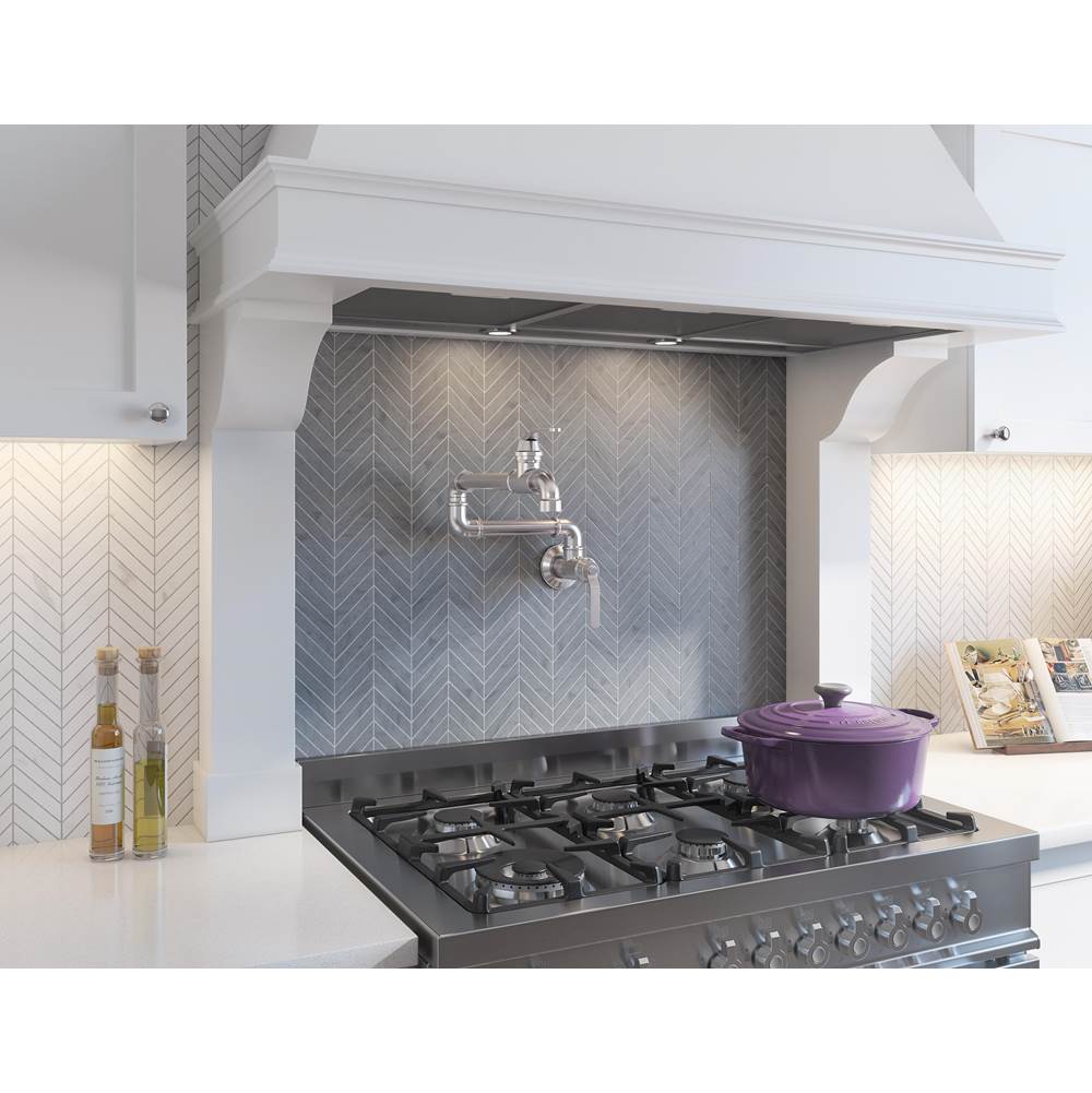 Kinzie Wall Mount Pot Filler 2.2gpm Chrome