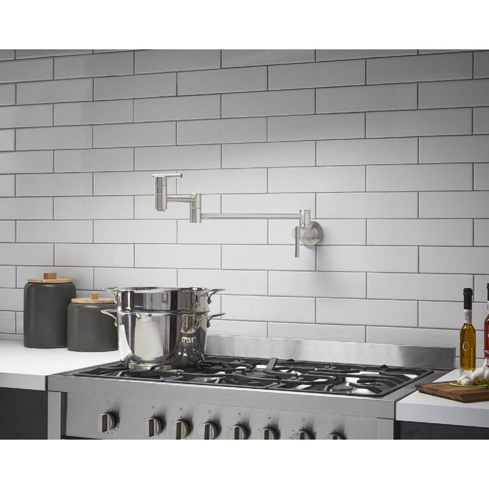Parma Wall Mount Pot Filler 2.2gpm Chrome