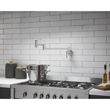 Parma Wall Mount Pot Filler 2.2gpm Chrome