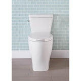 Lemora 1.28gpf 1pc ADA Elongated CT Toilet 12'' Rough-In White