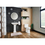Logan Square 1.28gpf 1pc ADA Elongated Simple CT Toilet 12'' Rough-In White