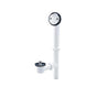 Gerber Plumbing - Gerber Classics PVC Lift & Turn Drain for Standard Tub with ''Clean Out Here'' Faceplate Chrome - Chrome