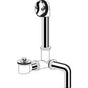 Gerber Plumbing - Gerber Classics Lift & Turn Side Outlet 20 Gauge Drain for Standard Tub with ''Clean Out Here'' Faceplate Chrome - Chrome