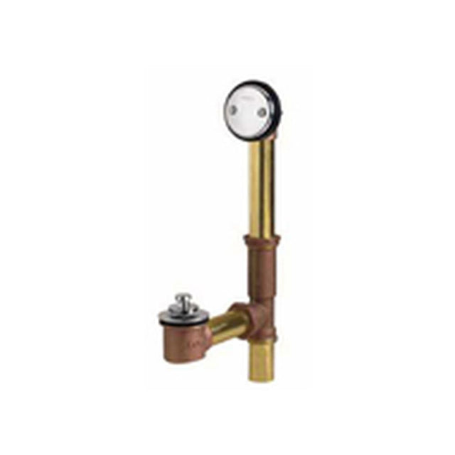 Gerber Plumbing - Gerber Classics Lift & Turn 20 Gauge Drain for Standard Tub with Retaining Ring Chrome - Chrome