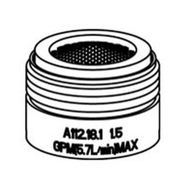 Gerber Plumbing - Aerator Kit 1.5gpm Aerated Junior Male Chrome - Chrome