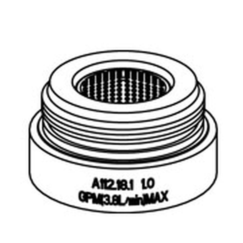 Gerber Plumbing - Aerator Kit 1.0gpm Spray Standard Male Vandal Proof Chrome - Chrome