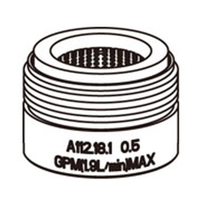 Gerber Plumbing - Aerator Kit 0.5gpm Spray Junior Male Chrome - Chrome