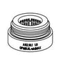 Gerber Plumbing - Aerator Kit 1.75gpm Aerated Standard Male Vandal Proof Chrome - Chrome