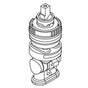 Gerber Plumbing - Complete Hardwater Pressure Balance Assembly w/out Control Cartridge - No Finish