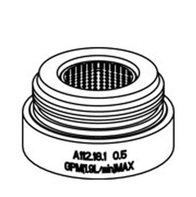 Gerber Plumbing - Aerator Kit 0.5gpm Spray Standard Male Chrome - Chrome