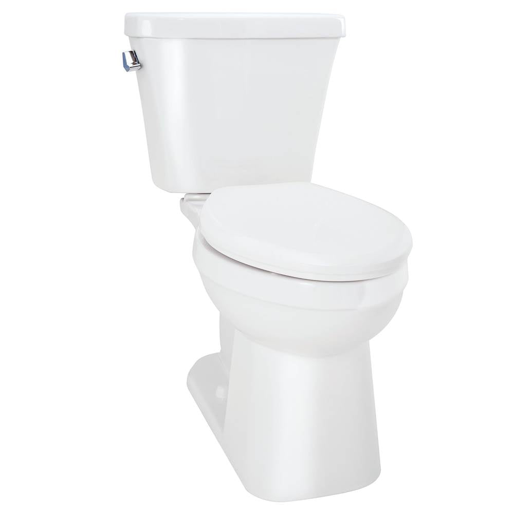 Elite 1.6gpf Simple CT ADA EL 12'' RI Combo: GAB21828 Bowl w/ GAL28890 Tank White