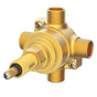Gerber Plumbing - Single Handle 1/2'' 4-Port/3-Outlet Shower Diverter Valve (Pause/Individual/Shared) - Rough Brass