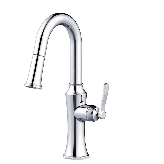 Gerber Plumbing - Draper 1H Pull-Down Prep Faucet 1.75gpm Chrome - Chrome