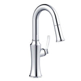 Draper 1H Pull-Down Prep Faucet 1.75gpm Chrome