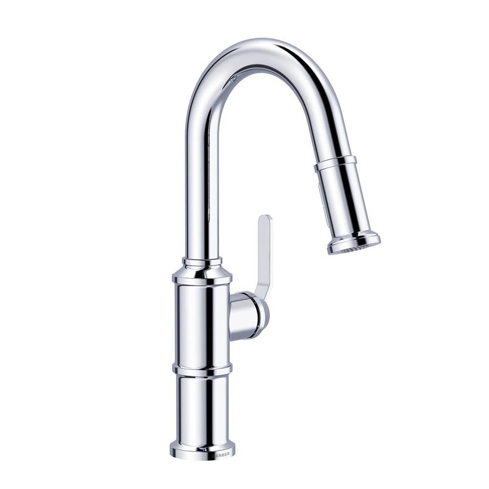 Kinzie 1H Pull-Down Prep Faucet 1.75gpm Chrome