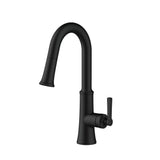 Gerber Plumbing - Northerly 1H Pull-Down Prep Faucet w/ Snapback 1.75gpm Satin Black - Satin Black
