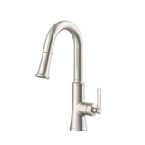 Gerber Plumbing - Northerly 1H Pull-Down Prep Faucet w/ Snapback 1.75gpm Stainless Steel - Stainless Steel