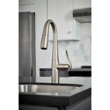 Selene 1H Pull-Down Prep Faucet w/ Snapback 1.75gpm Stainless Steel