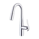 Gerber Plumbing - Selene 1H Pull-Down Prep Faucet w/ Snapback 1.75gpm Chrome - Chrome