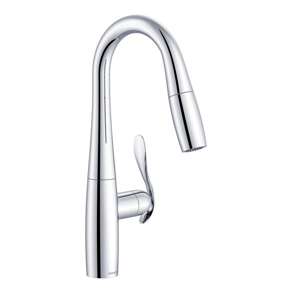 Selene 1H Pull-Down Prep Faucet w/ Snapback 1.75gpm Chrome