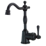 Gerber Plumbing - Opulence 1H Bar Faucet w/ Side Mount Handle 1.75gpm Satin Black - Satin Black