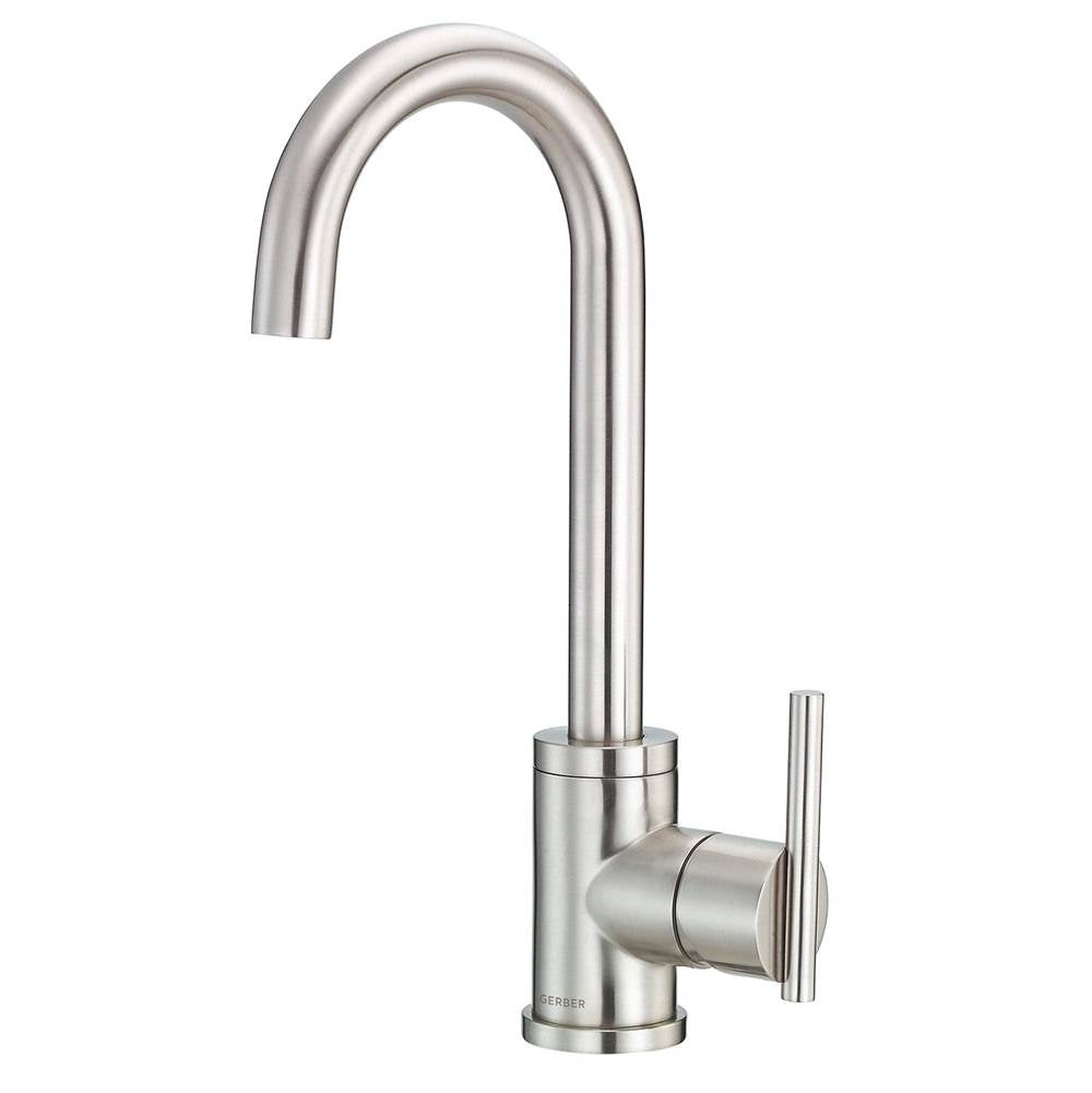 Gerber Plumbing - Parma 1H Bar Faucet w/ Side Mount Handle 1.75gpm Stainless Steel - Stainless Steel