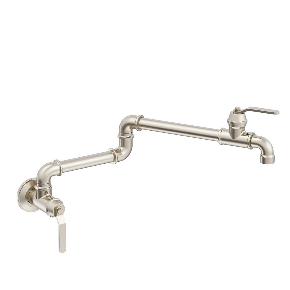 Gerber Plumbing - Kinzie Wall Mount Pot Filler 2.2gpm Stainless Steel - Stainless Steel