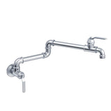 Gerber Plumbing - Kinzie Wall Mount Pot Filler 2.2gpm Chrome - Chrome