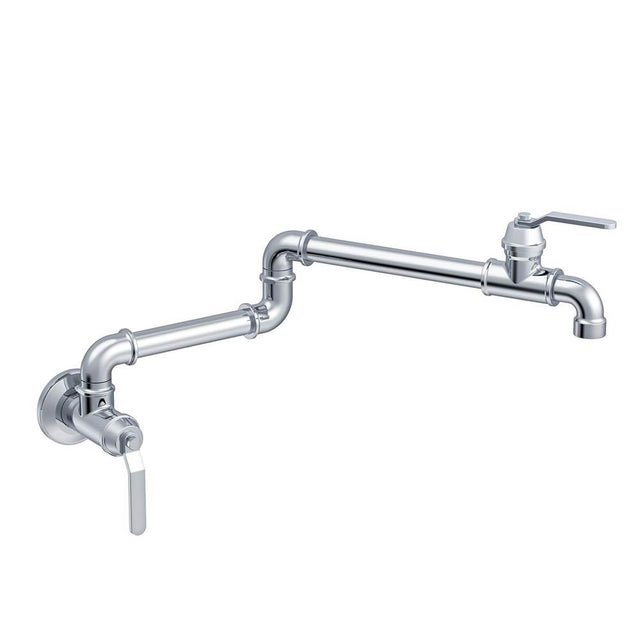 Gerber Plumbing - Kinzie Wall Mount Pot Filler 2.2gpm Chrome - Chrome